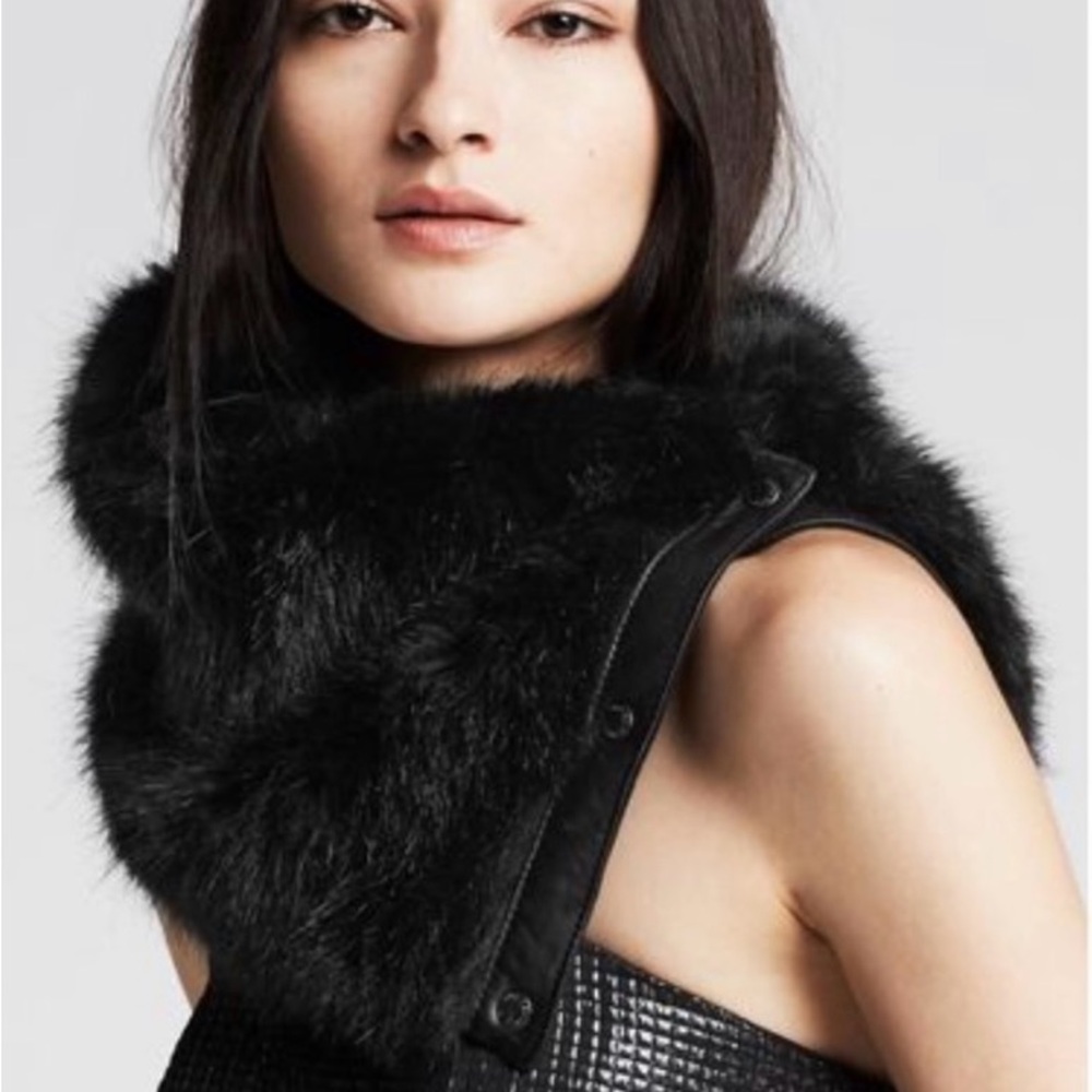 Banana Republic Faux Fur Neck Warmer